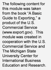 Export Overview